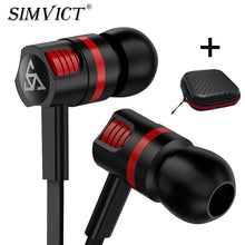 Load image into Gallery viewer, Simvict Professional Earphone Super Bass Headset with Microphone Stereo Earbuds for Mobile Phone Samsung Xiaomi fone de ouvido