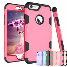 Load image into Gallery viewer, 360 Shockproof full Protect Cover Hybrid TPU+ Rubber Hard Rugged Armor Rose Gold Phone Case For iPhone 11 XR 6 6S 7 8 Plus X XS