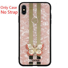 Load image into Gallery viewer, Luxury Creative Mirror Fashion 3D Inlaid butterfly Phone Case For iPhone X XR XS MAX 11 Pro Max Cover For iPhone 7 8 6 Plus Case
