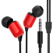 Load image into Gallery viewer, Red Off White Black Earphone without Microphone 3.5mm In-Ear Stereo Earbuds Headset For Computer Cell Phone MP3 Music Earphones
